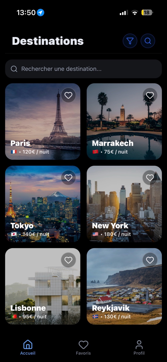 Écran d'application 2